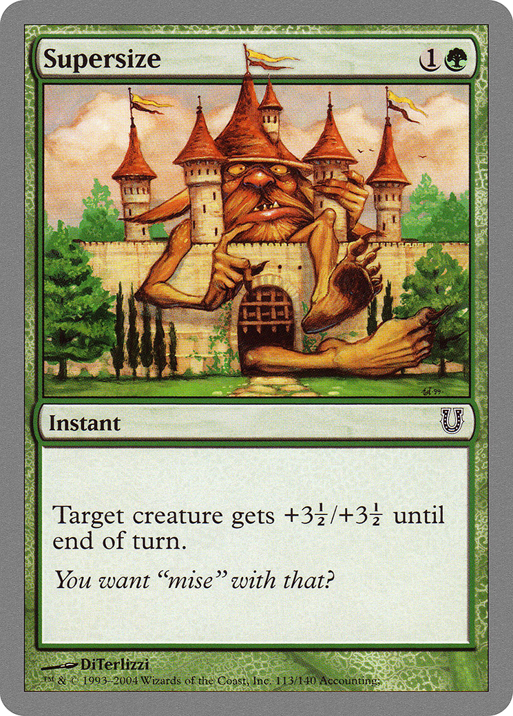 Image of Supersize (UNH-113) - Unhinged