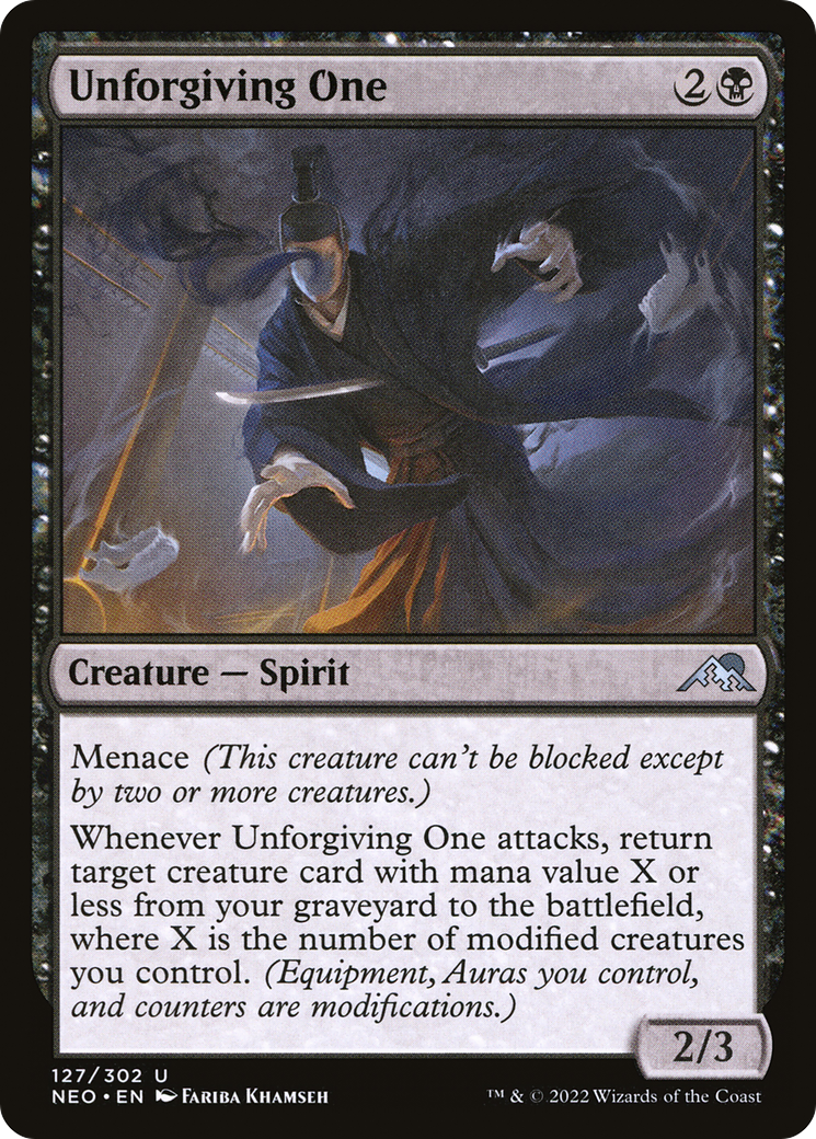 Image of Unforgiving One (NEO-127) - Kamigawa: Neon Dynasty