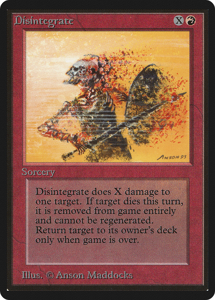 Image of Disintegrate (LEB-) - Limited Edition Beta