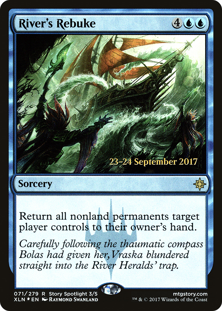Image of River's Rebuke (PRE-071) - Ixalan Promos Foil