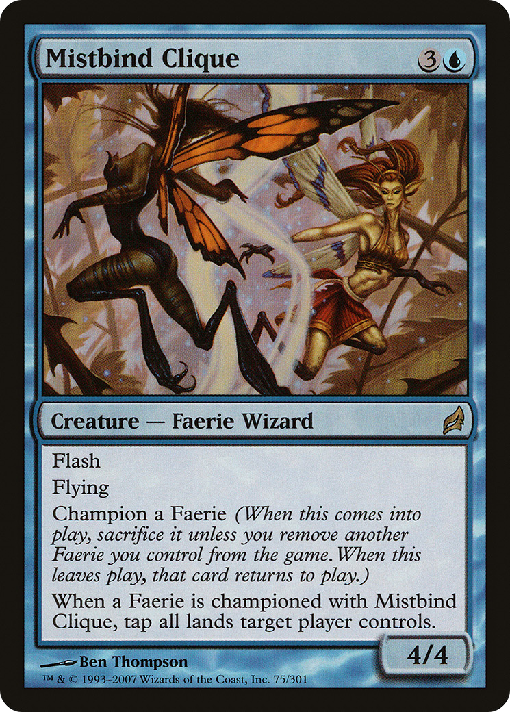 Image of Mistbind Clique (LRW-075) - Lorwyn Foil