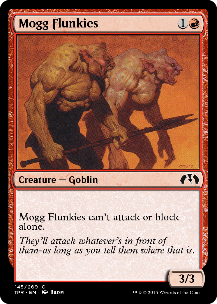 Image of Mogg Flunkies (TPR-145) - Tempest Remastered Foil