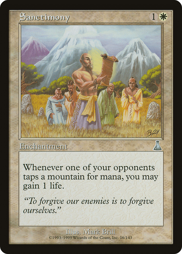Image of Sanctimony (UDS-016) - Urza's Destiny