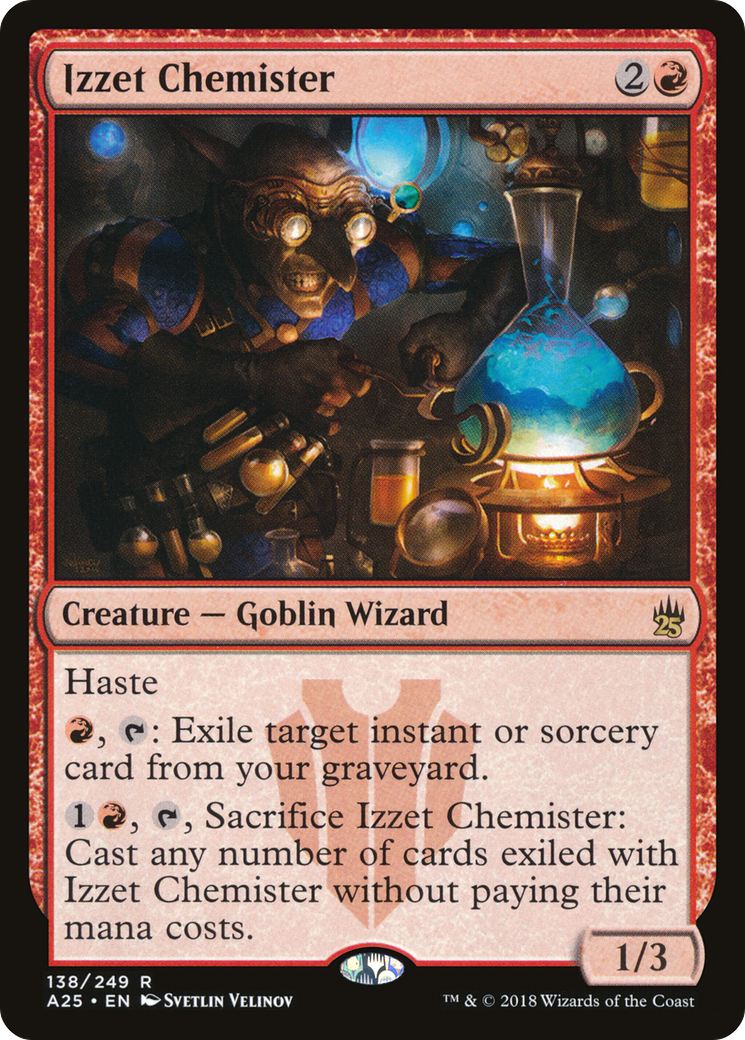 Image of Izzet Chemister (A25-138) - Masters 25 Foil