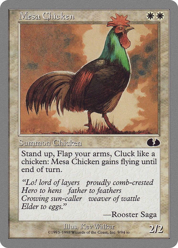 Image of Mesa Chicken (UGL-009) - Unglued