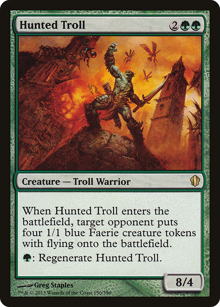 Image of Hunted Troll (C13-150) - Commander 2013