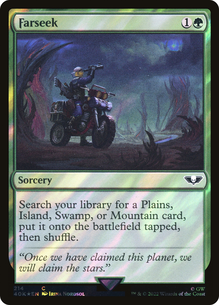 Image of Farseek (Surge Foil) (40K-214) - Warhammer 40,000 Commander Foil