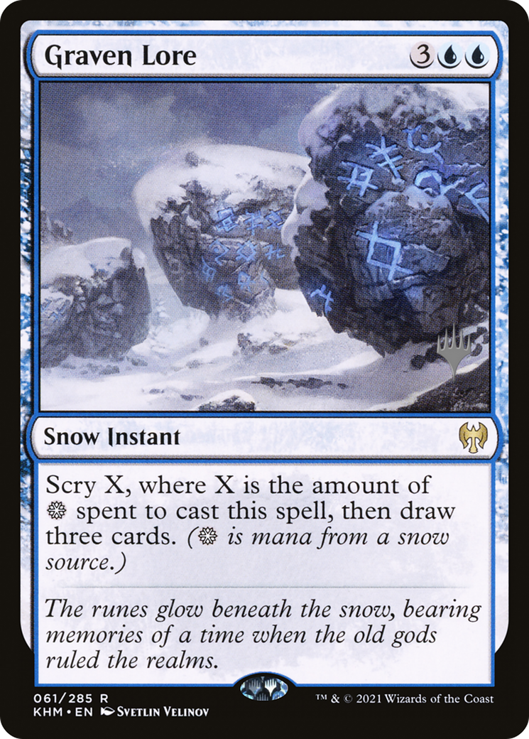 Image of Graven Lore (PPKHM-061) - Kaldheim Promos: (snow)