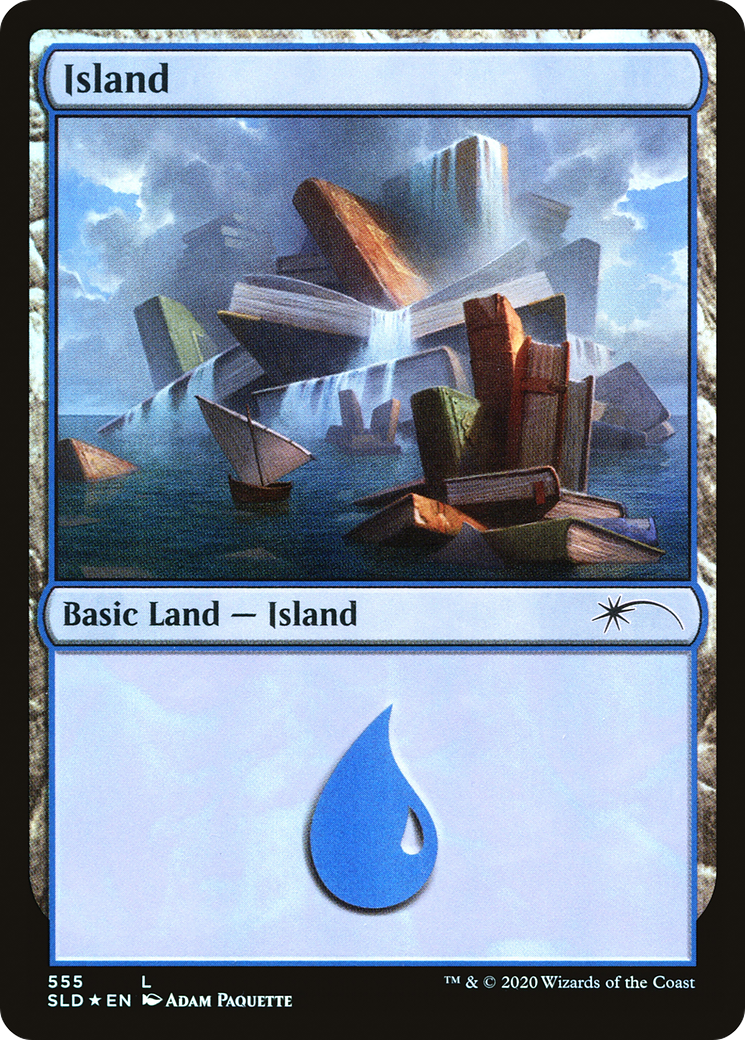Image of Island (555) (SLD-555) - Secret Lair Drop Foil