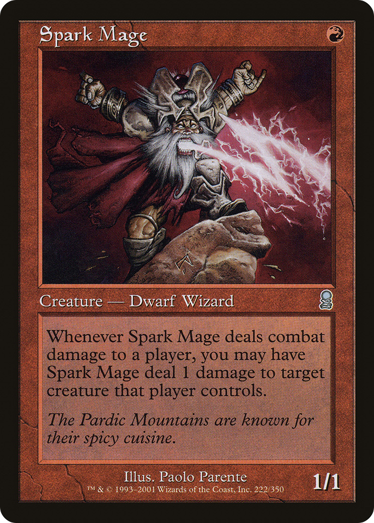 Image of Spark Mage (ODY-222) - Odyssey Foil