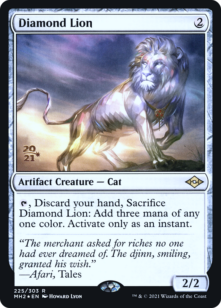 Image of Diamond Lion (PRE-225) - Modern Horizons 2 Promos Foil