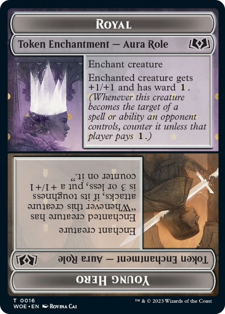 Image of Royal // Young Hero (TWOE-016) - Wilds of Eldraine Tokens