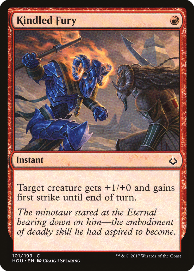 Image of Kindled Fury (HOU-101) - Hour of Devastation Foil