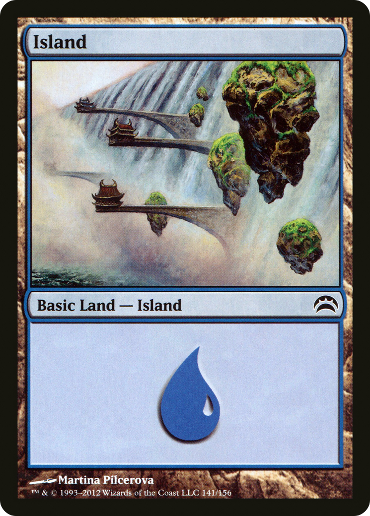 Image of Island (141) (PC2-141) - Planechase 2012 Foil