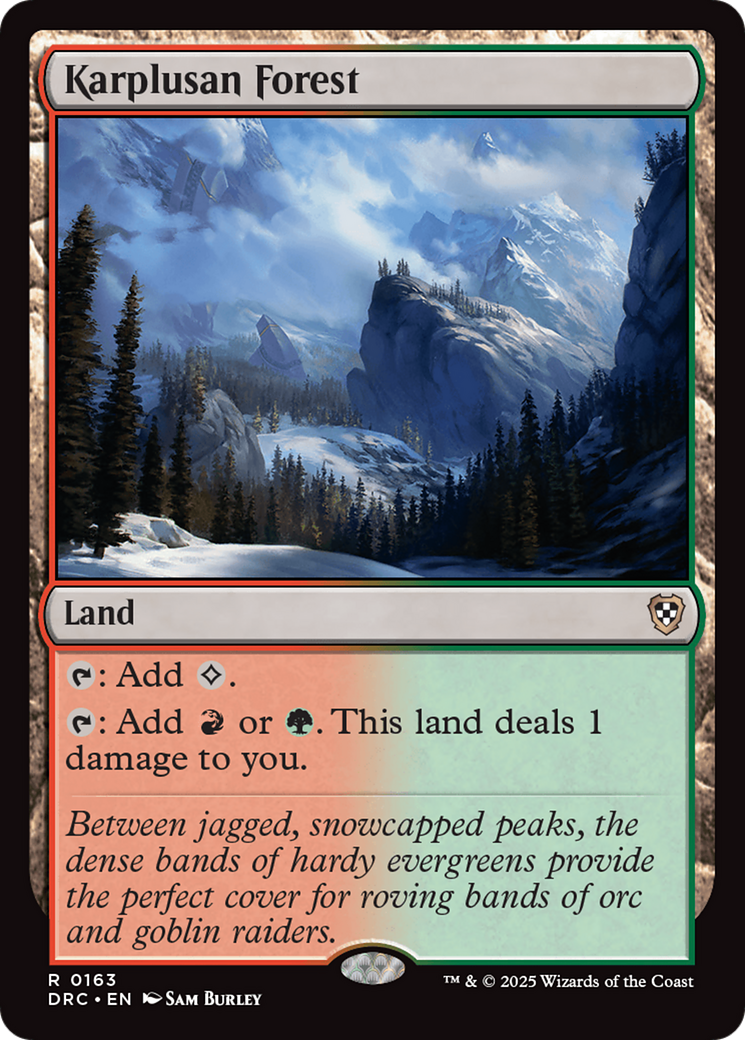 Image of Karplusan Forest (DRC-163) - Commander: Aetherdrift