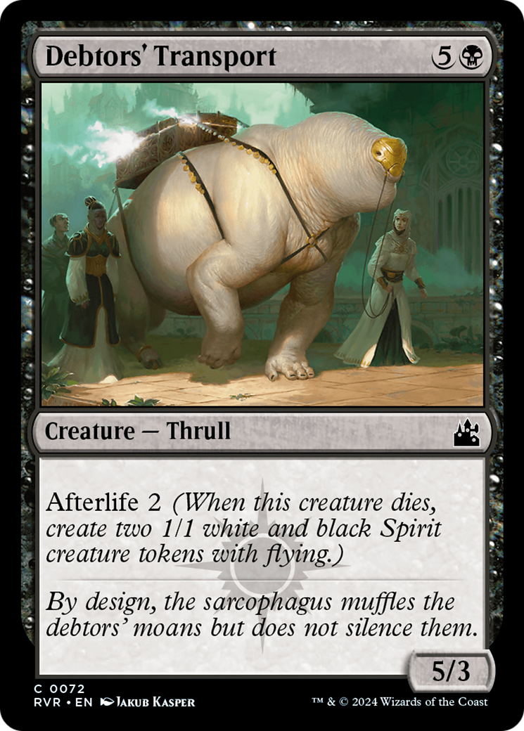 Image of Debtors' Transport (RVR-072) - Ravnica Remastered Foil