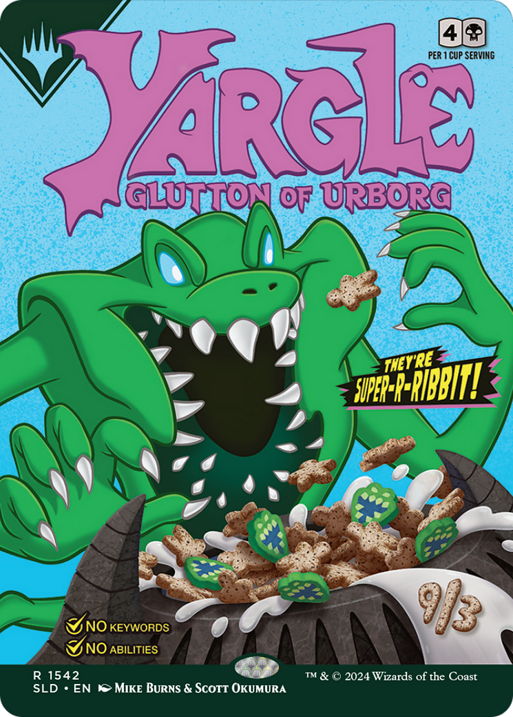 Image of Yargle, Glutton of Urborg (SLD-1542) - Secret Lair Drop (Borderless) Foil