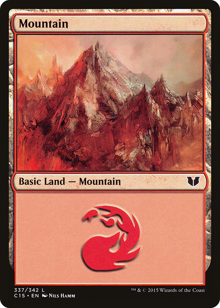Image of Mountain (337) (C15-337) - Commander 2015