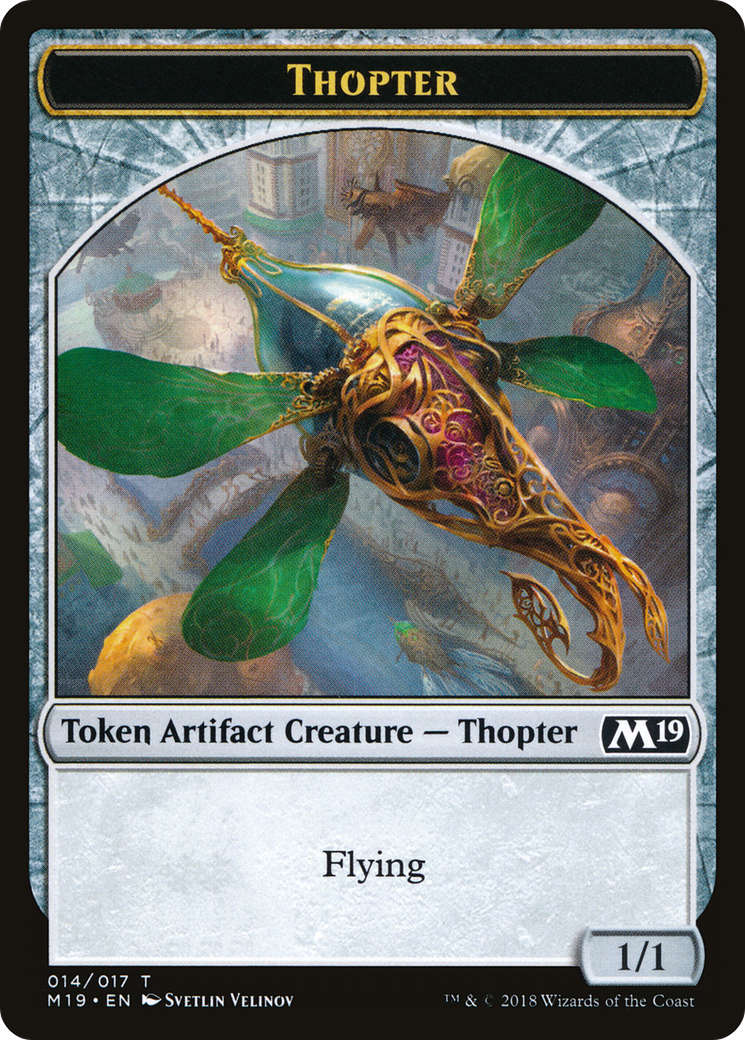 Image of Thopter Token (M19-014) - Core Set 2019 Tokens