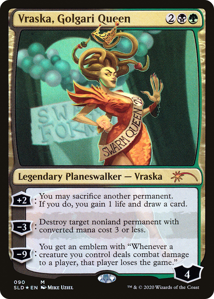 Image of Vraska, Golgari Queen (SLD-090) - Secret Lair Drop Foil