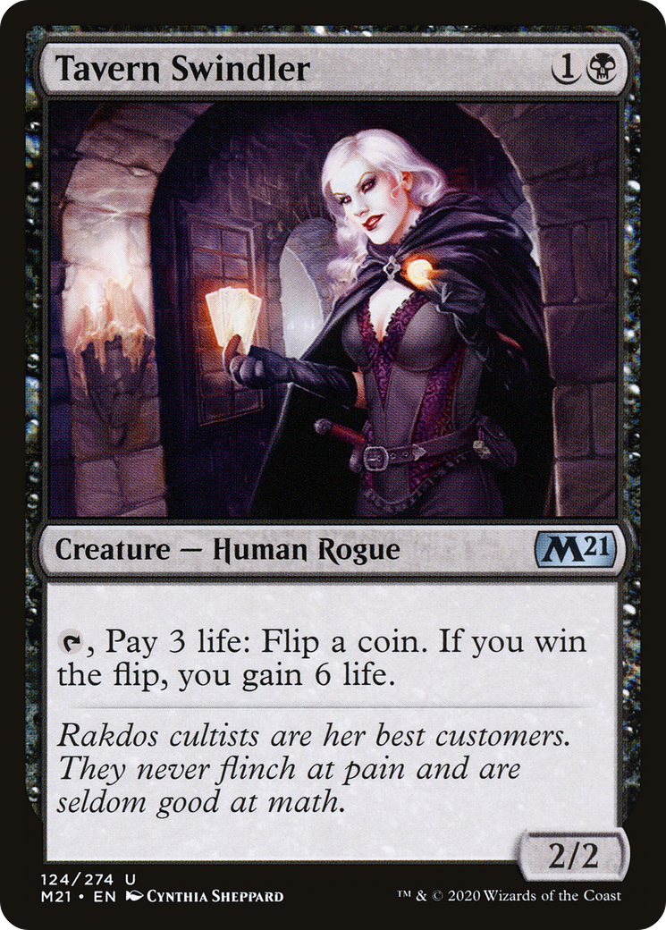 Image of Tavern Swindler (M21-124) - Core Set 2021 Foil