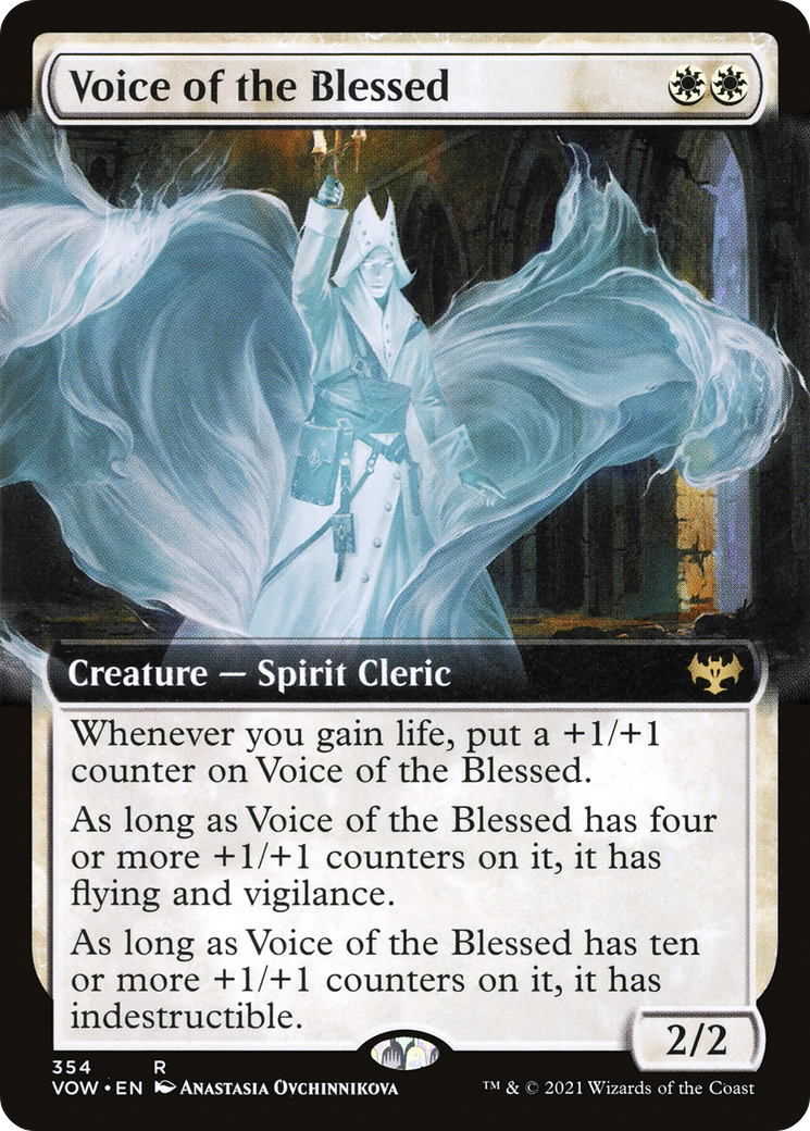 Image of Voice of the Blessed (Extended Art) (VOW-354) - Innistrad: Crimson Vow: (Extended Art)