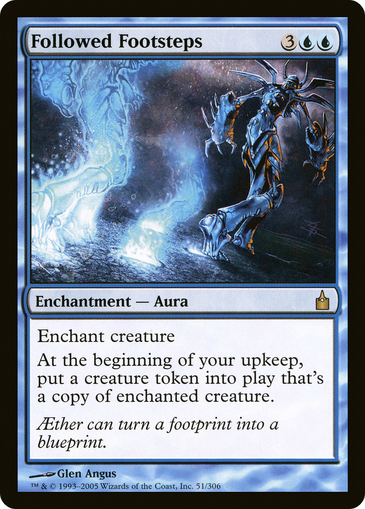 Image of Followed Footsteps (RAV-051) - Ravnica: City of Guilds Foil