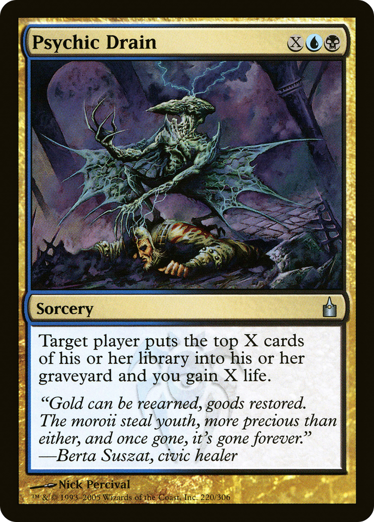 Image of Psychic Drain (RAV-220) - Ravnica: City of Guilds