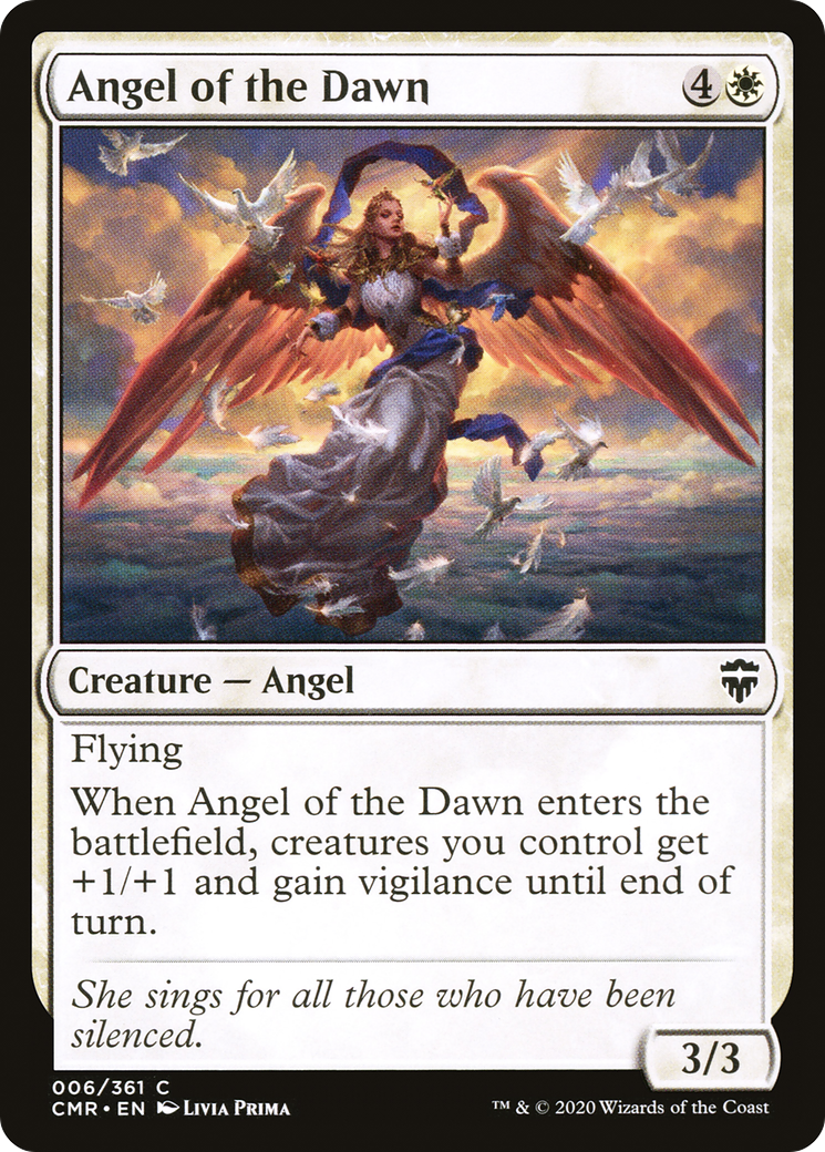 Image of Angel of the Dawn (CMR-006) - Commander Legends Foil