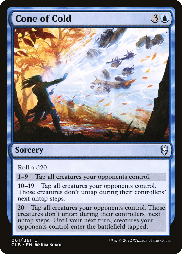 Image of Cone of Cold (CLB-061) - Commander Legends: Battle for Baldur's Gate Foil