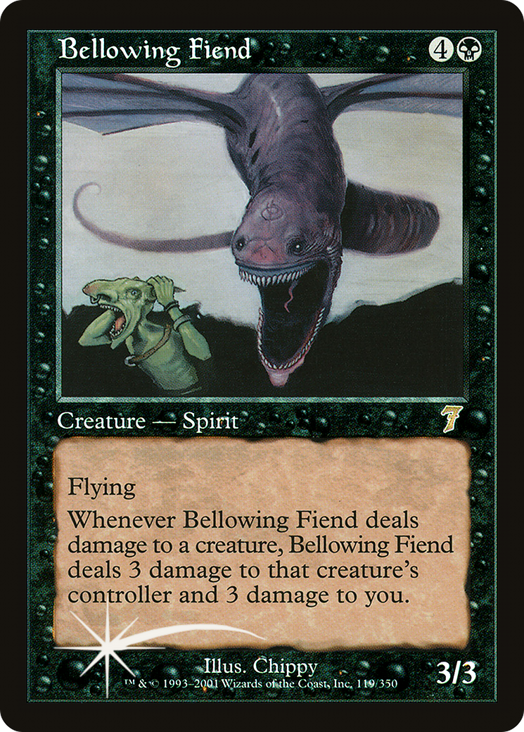 Image of Bellowing Fiend (7ED-119) - 7th Edition
