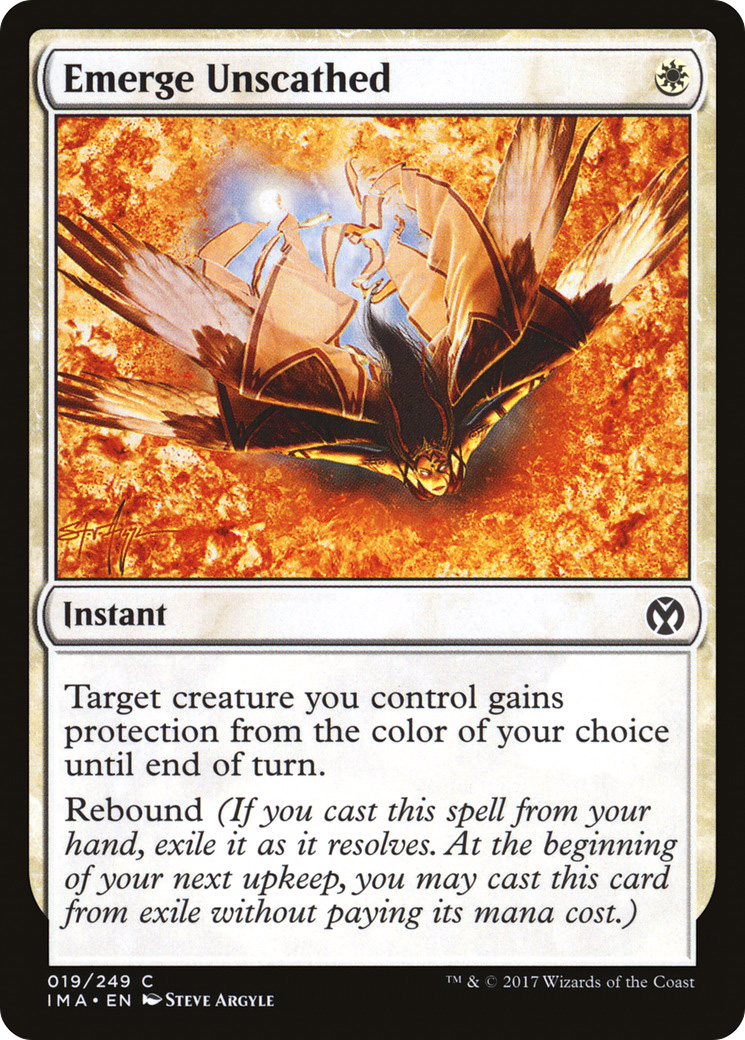 Image of Emerge Unscathed (IMA-019) - Iconic Masters Foil
