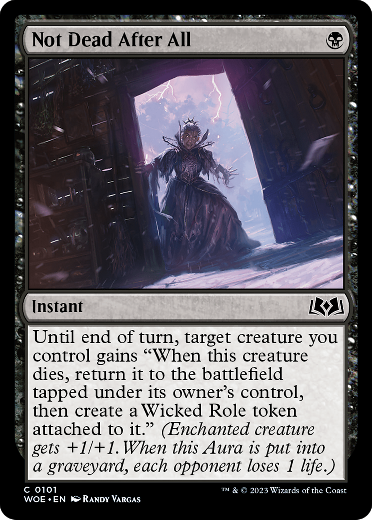 Image of Not Dead After All (WOE-101) - Wilds of Eldraine Foil