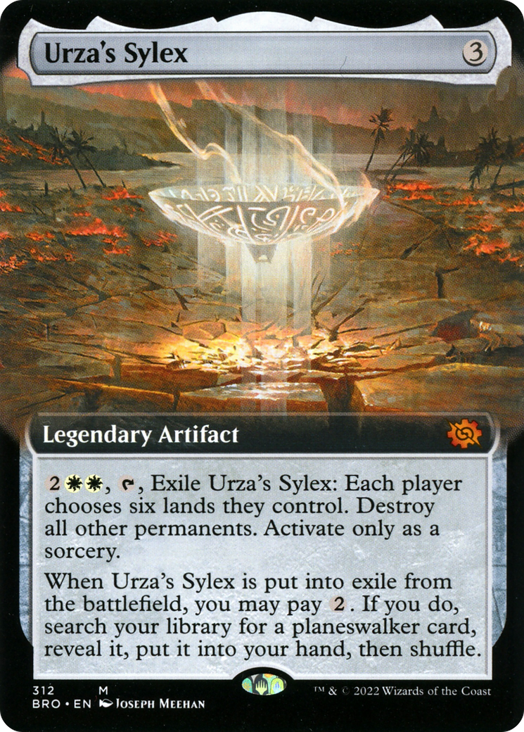 Image of Urza's Sylex (Extended Art) (BRO-312) - The Brothers' War: (Extended Art) Foil