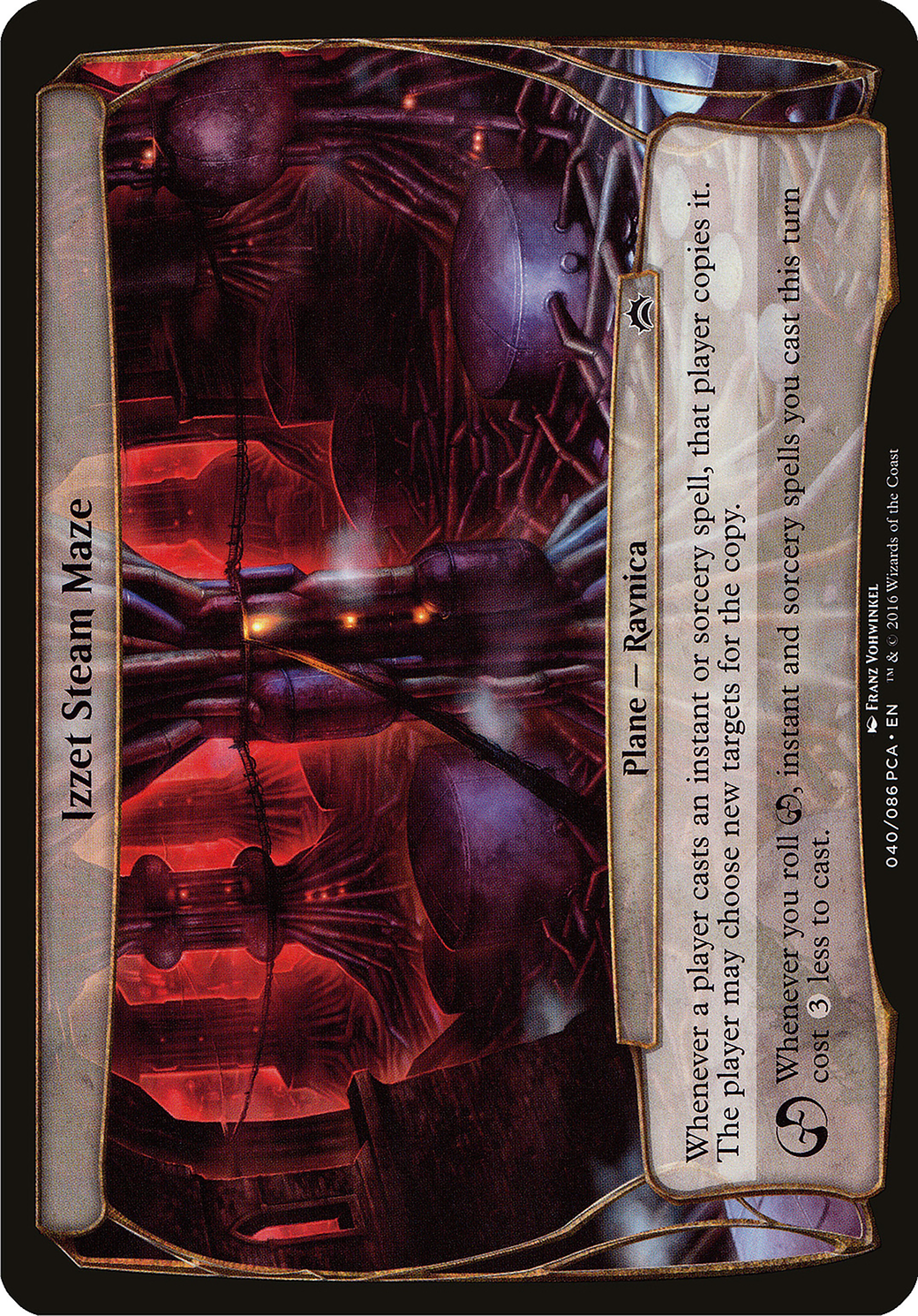 Image of Izzet Steam Maze (Planechase Anthology) (OVER-) - Planechase Anthology Planes