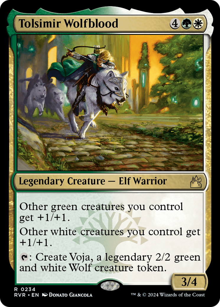 Image of Tolsimir Wolfblood (RVR-234) - Ravnica Remastered Foil