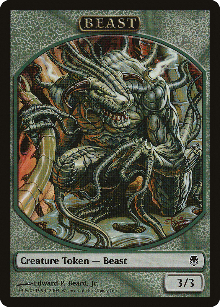 Image of Beast Token (Darksteel) (MPRP-) - Magic Player Rewards 2004