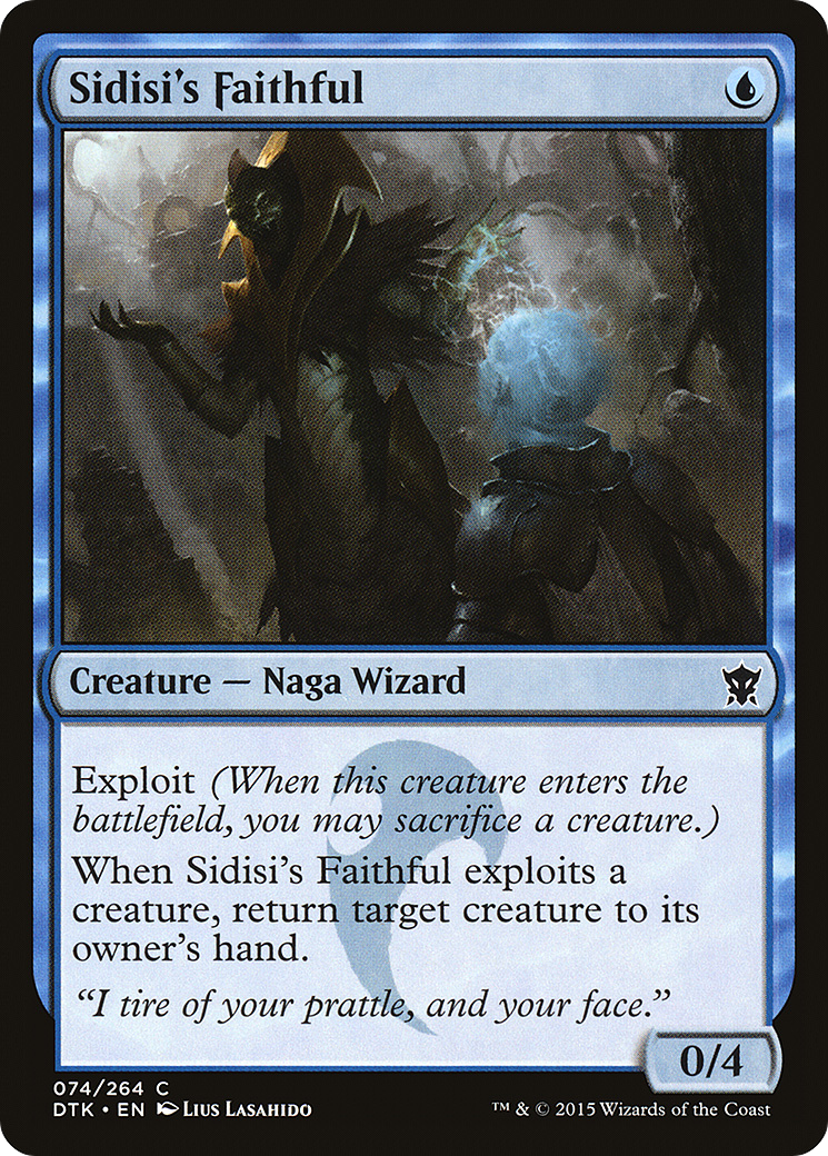 Image of Sidisi's Faithful (DTK-074) - Dragons of Tarkir Foil