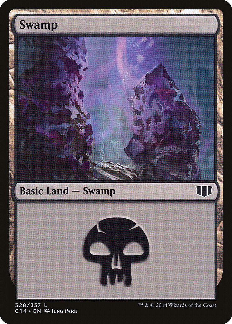 Image of Swamp (328) (C14-328) - Commander 2014