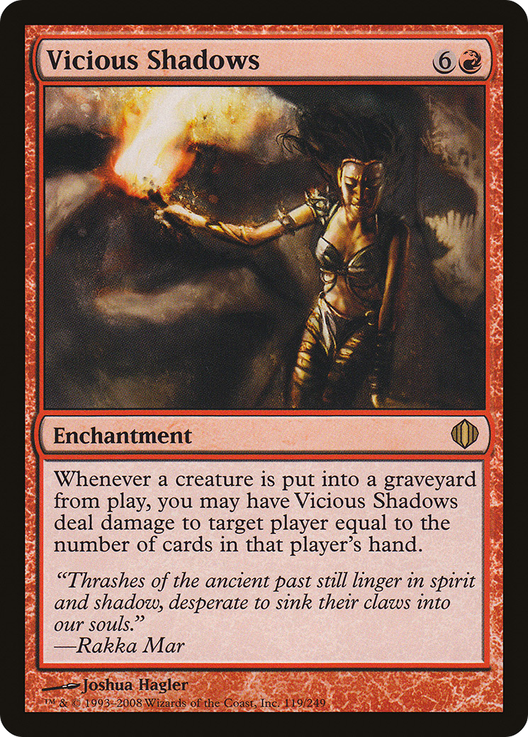Image of Vicious Shadows (ALA-119) - Shards of Alara Foil