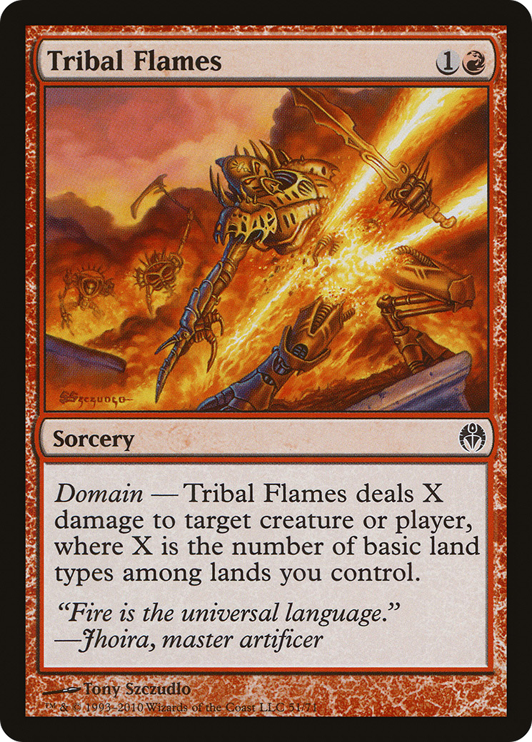 Image of Tribal Flames (DDE-051) - Duel Decks: Phyrexia vs. the Coalition