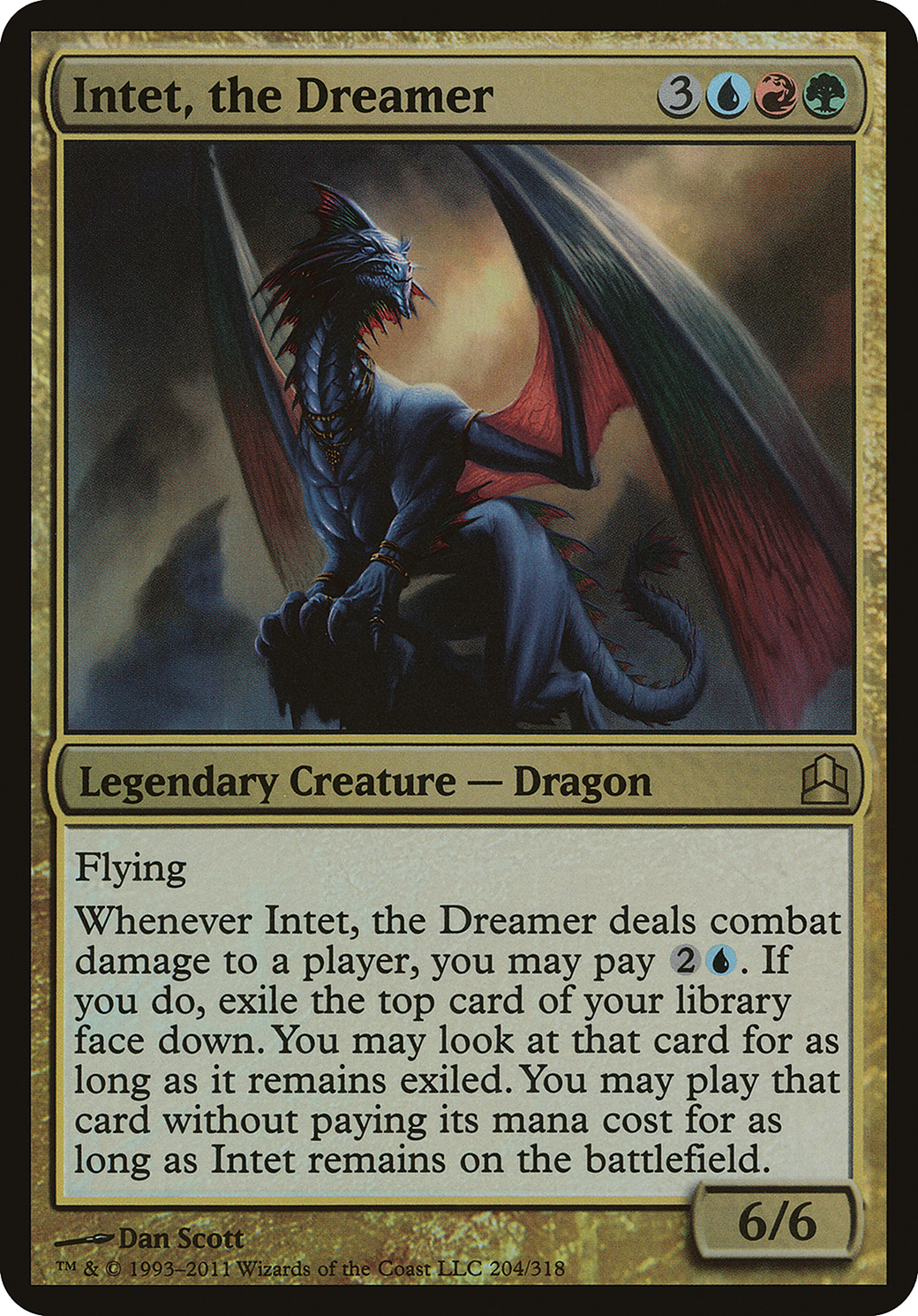 Image of Intet, the Dreamer (Commander) (OVER-) - Commander 2011 Oversized Foil