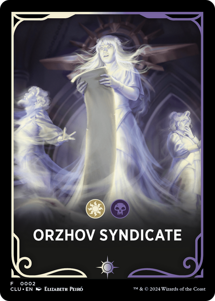 Image of Orzhov Syndicate (FCLU-002) - Ravnica: Clue Edition Front Cards