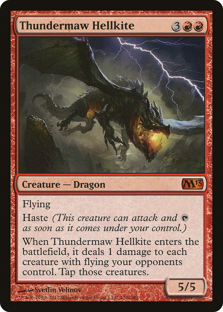 Image of Thundermaw Hellkite (M13-150) - Magic 2013
