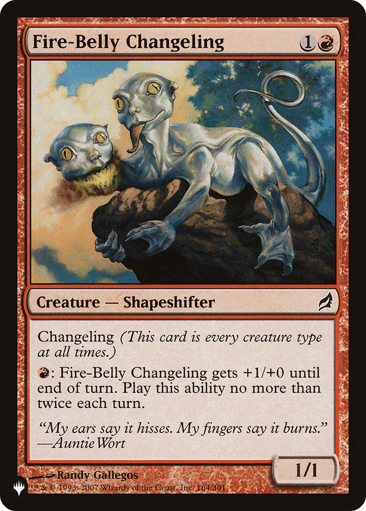 Image of Fire-Belly Changeling (LIST-LRW-164) - The List