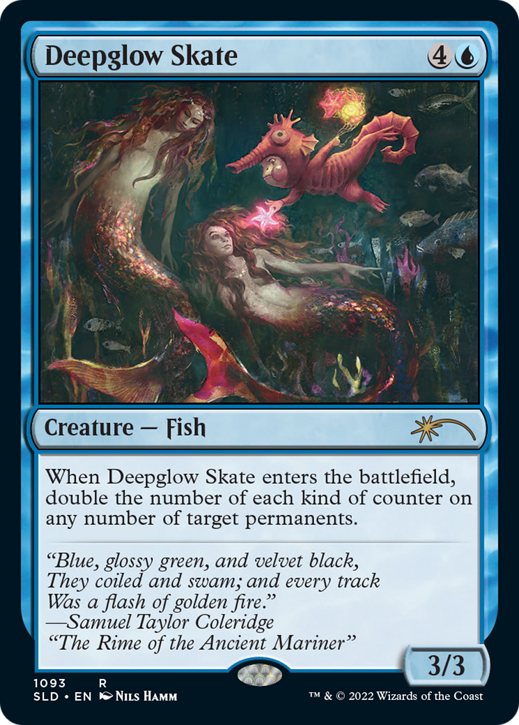 Image of Deepglow Skate (SLD-1093) - Secret Lair Drop Foil