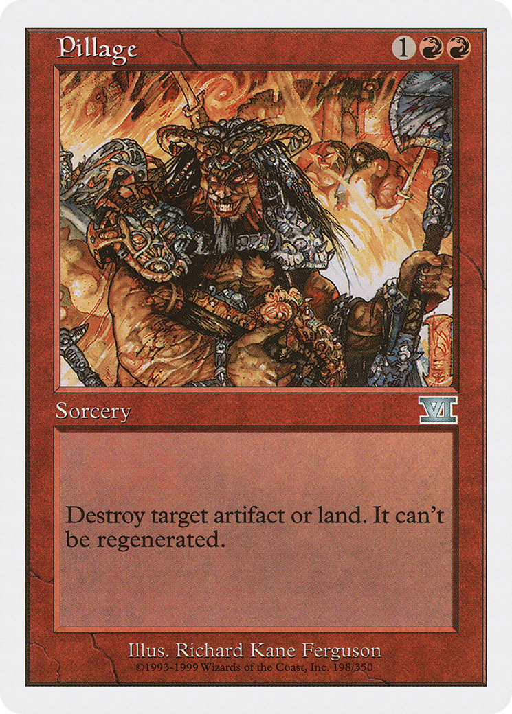 Image of Pillage (6ED-198) - Classic Sixth Edition