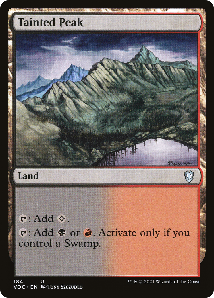 Image of Tainted Peak (VOC-184) - Crimson Vow Commander