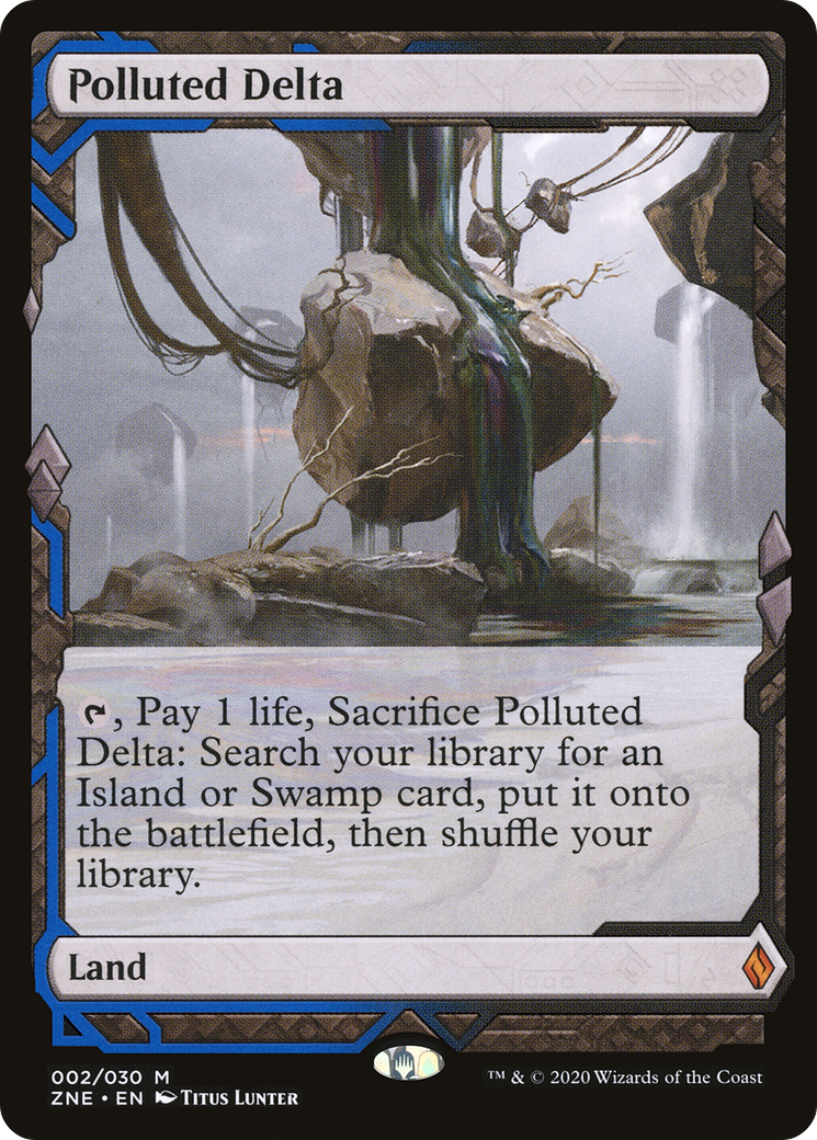 Image of Polluted Delta (ZNE-002) - Zendikar Rising Expeditions