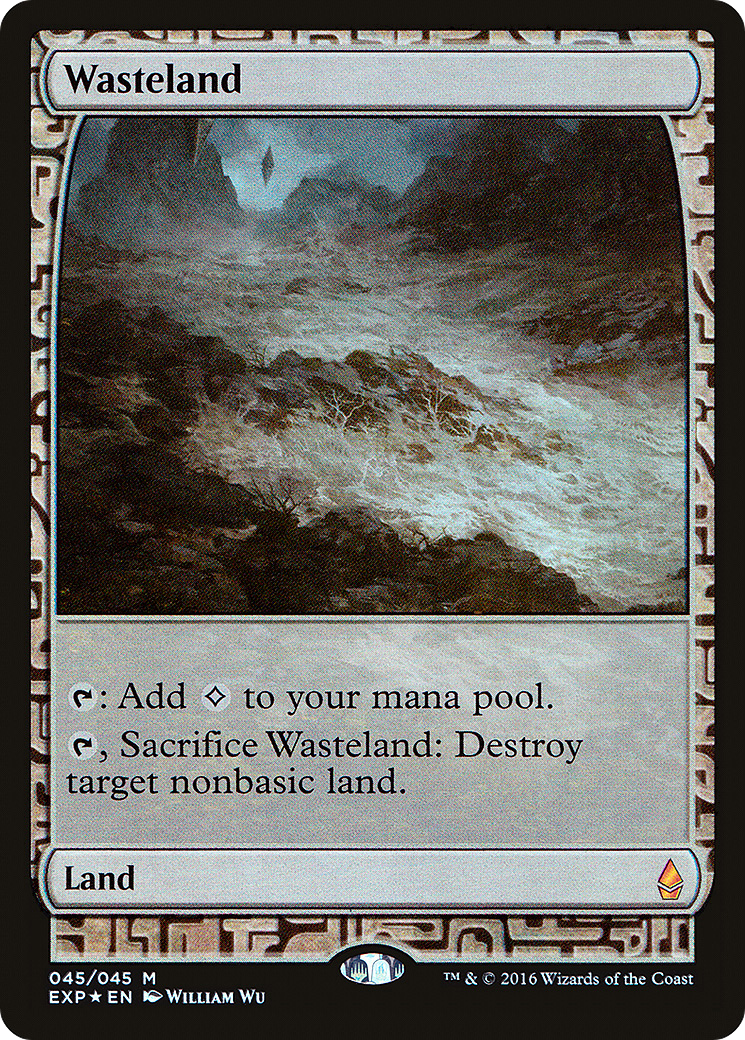 Image of Wasteland (EXP-045) - Zendikar Expeditions Foil
